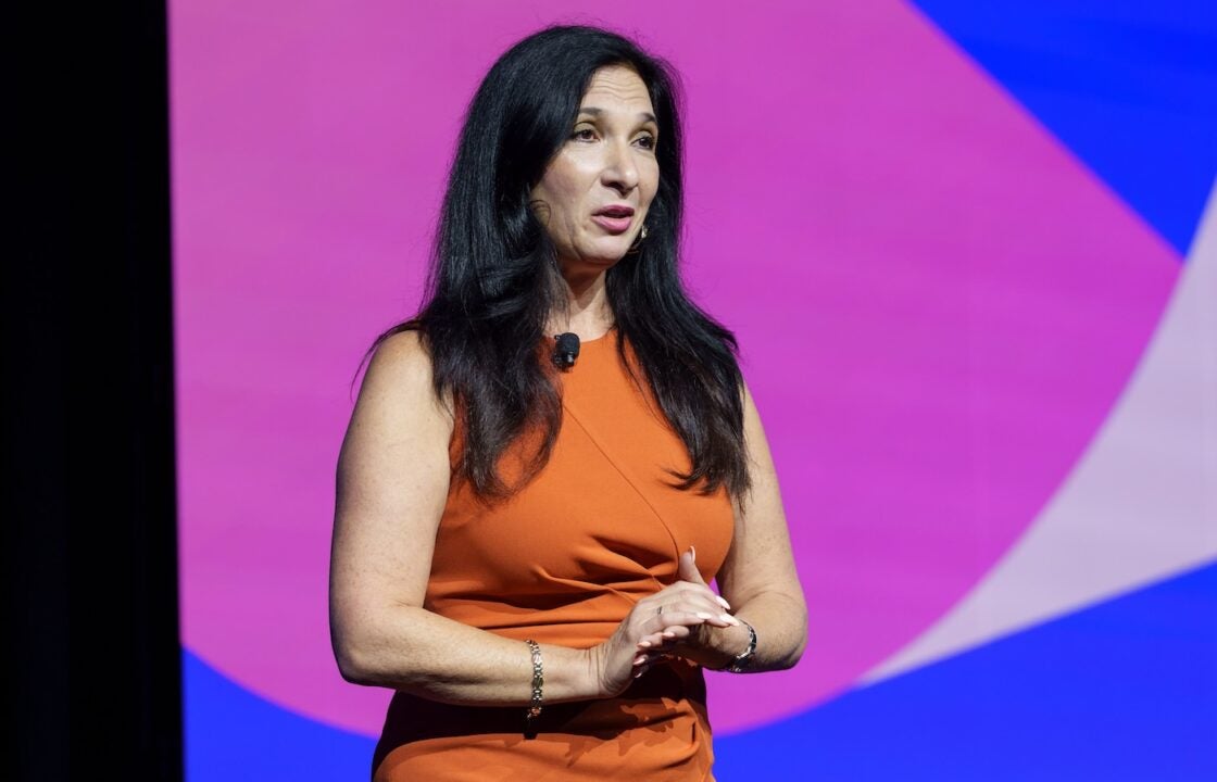 Nomi Prins, on stage at Blend Forum 2025 during 