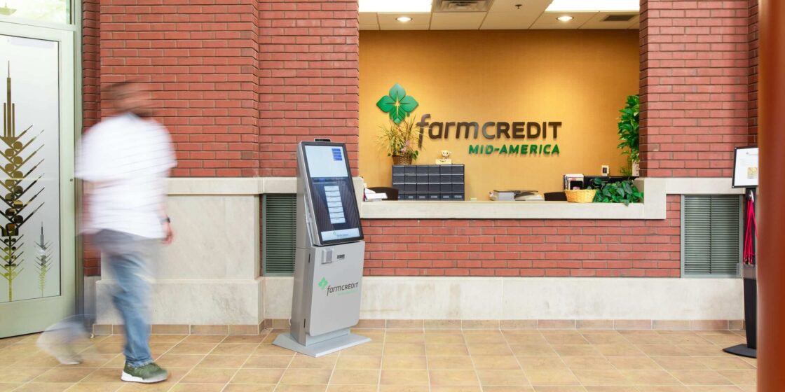 Rural first employee walking