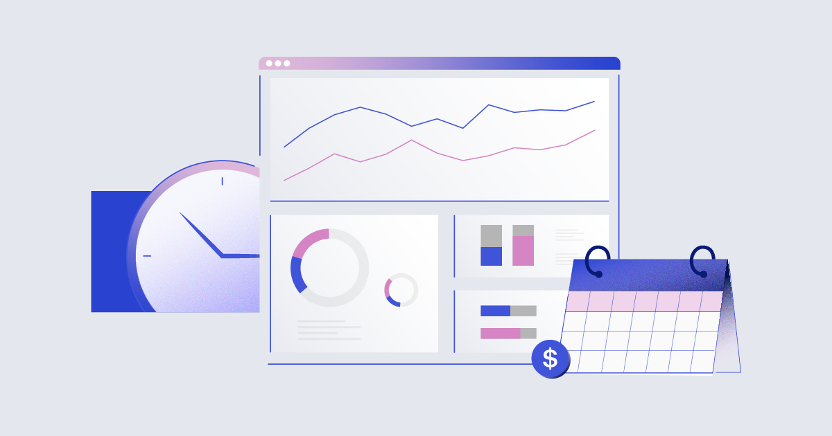 Illustration of generic ROI charts and graphs