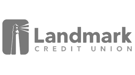grey LandmarkCredit Union logo