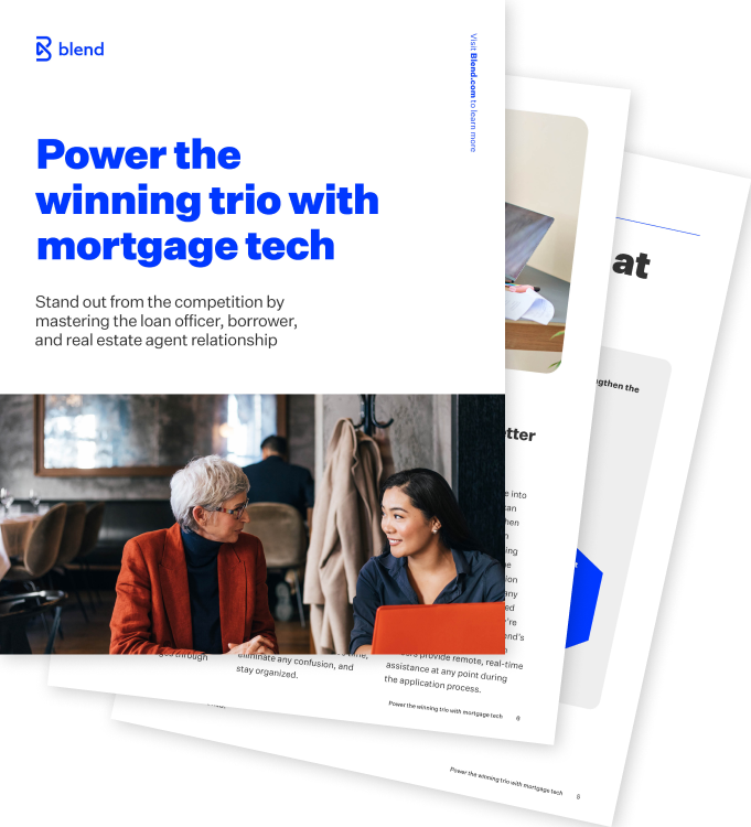 Power the winning trio with mortgage tech Mortgage ebook preview